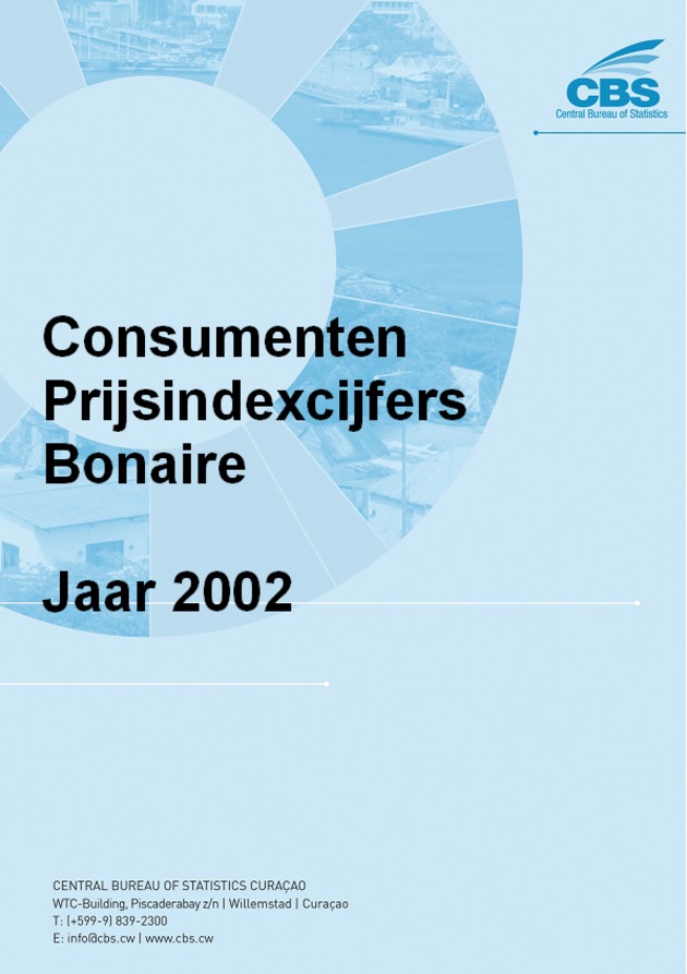 Consumenten Prijsindexcijfers Bonaire Jaar 2002